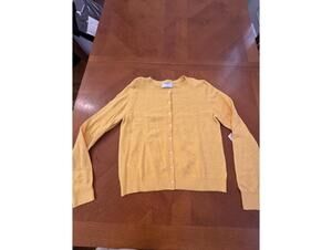 Old Navy Yellow Button-Up Cardigan Sweater Size Large j-2